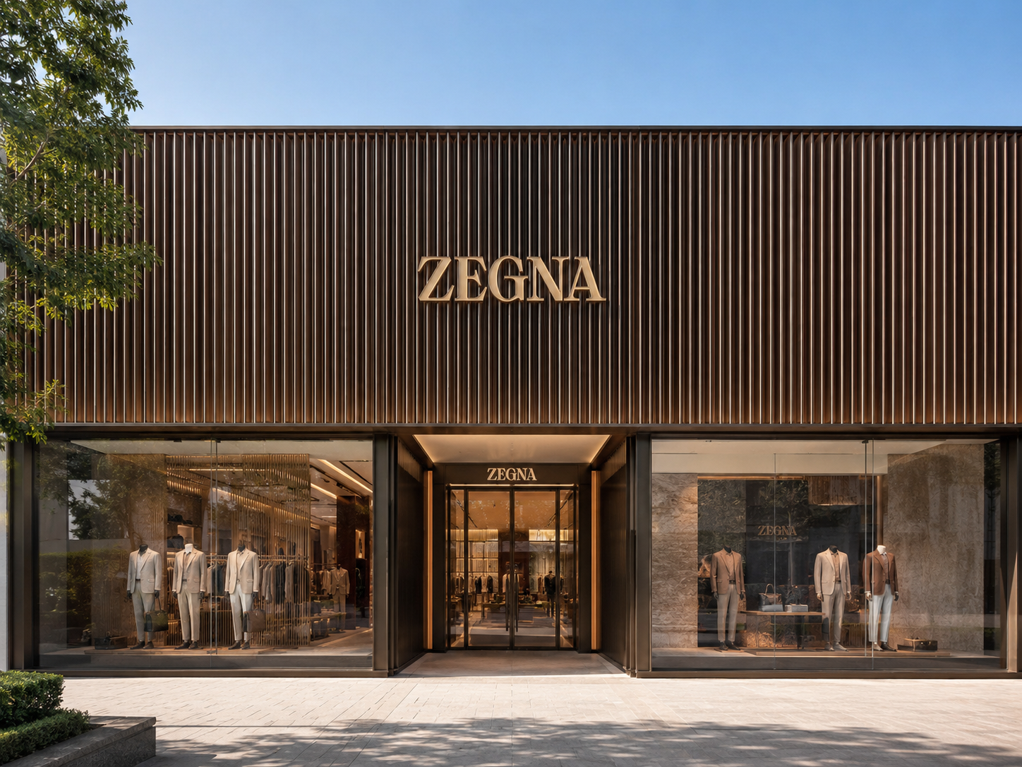 Retail metal cladding inspiration by OneClad